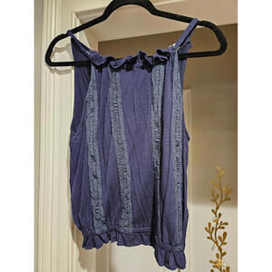 Chelsea & Violet Navy Blue Women's Camisole Tank Top XS